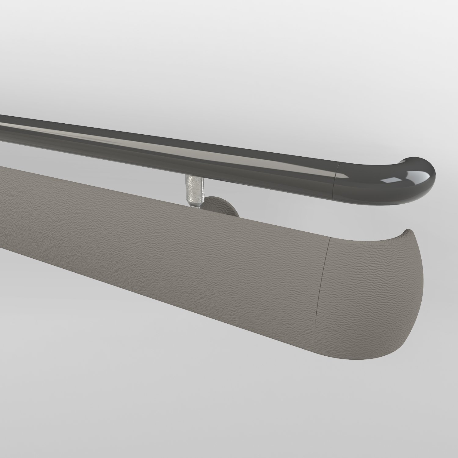 3500 Series Handrail-Metal Top/Vinyl Bottom