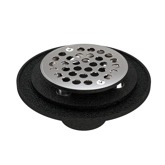 Cast Iron Membrane Drain No Hub