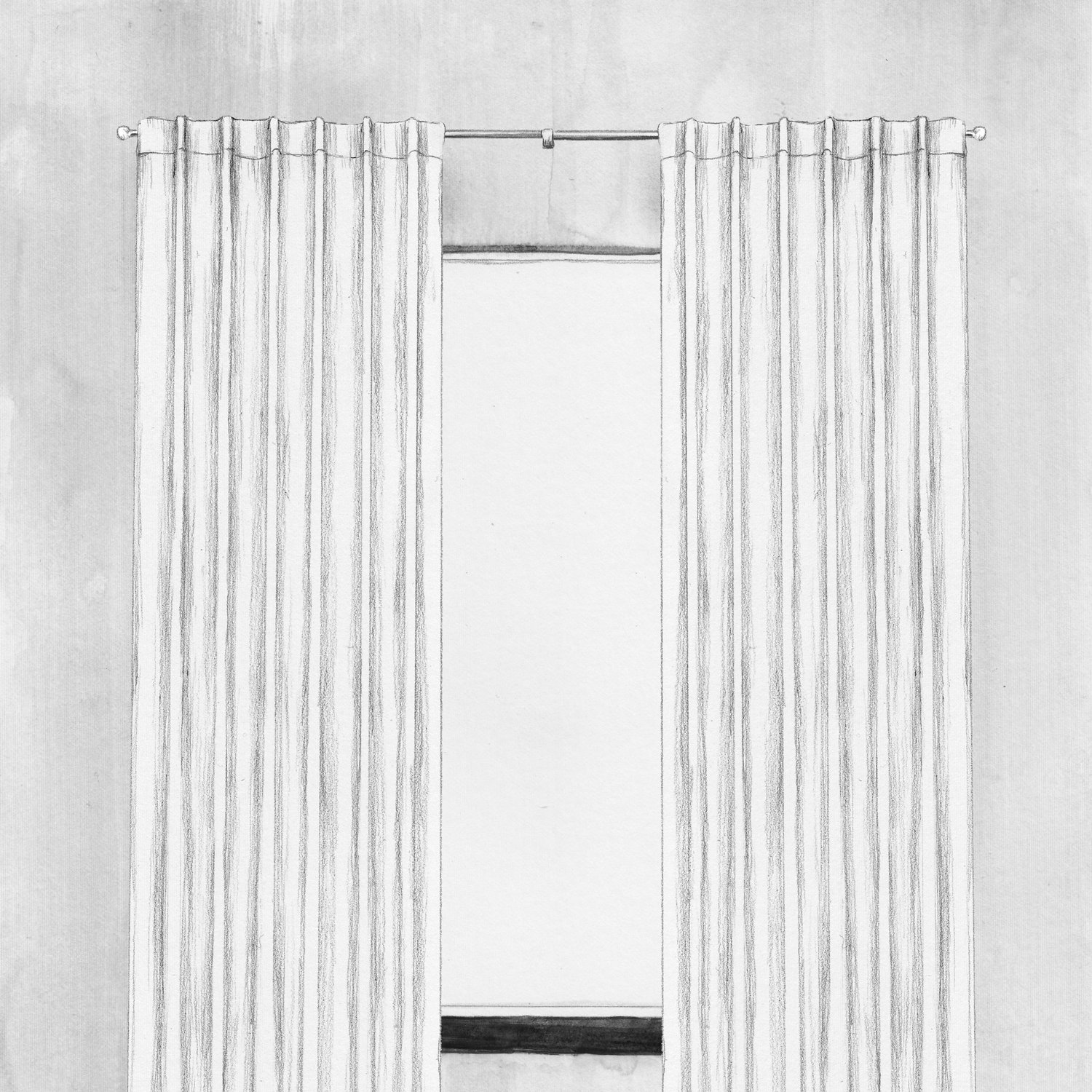 Back Tab Panel Drapery