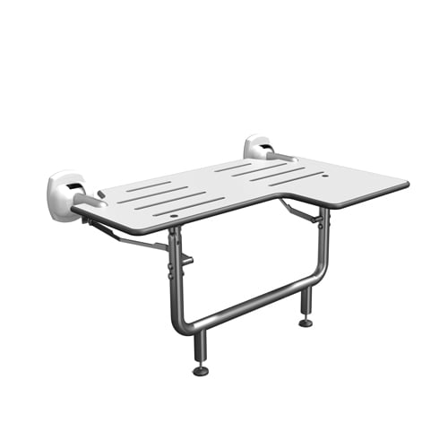 Folding L-Shape Phenolic Seat with Legs