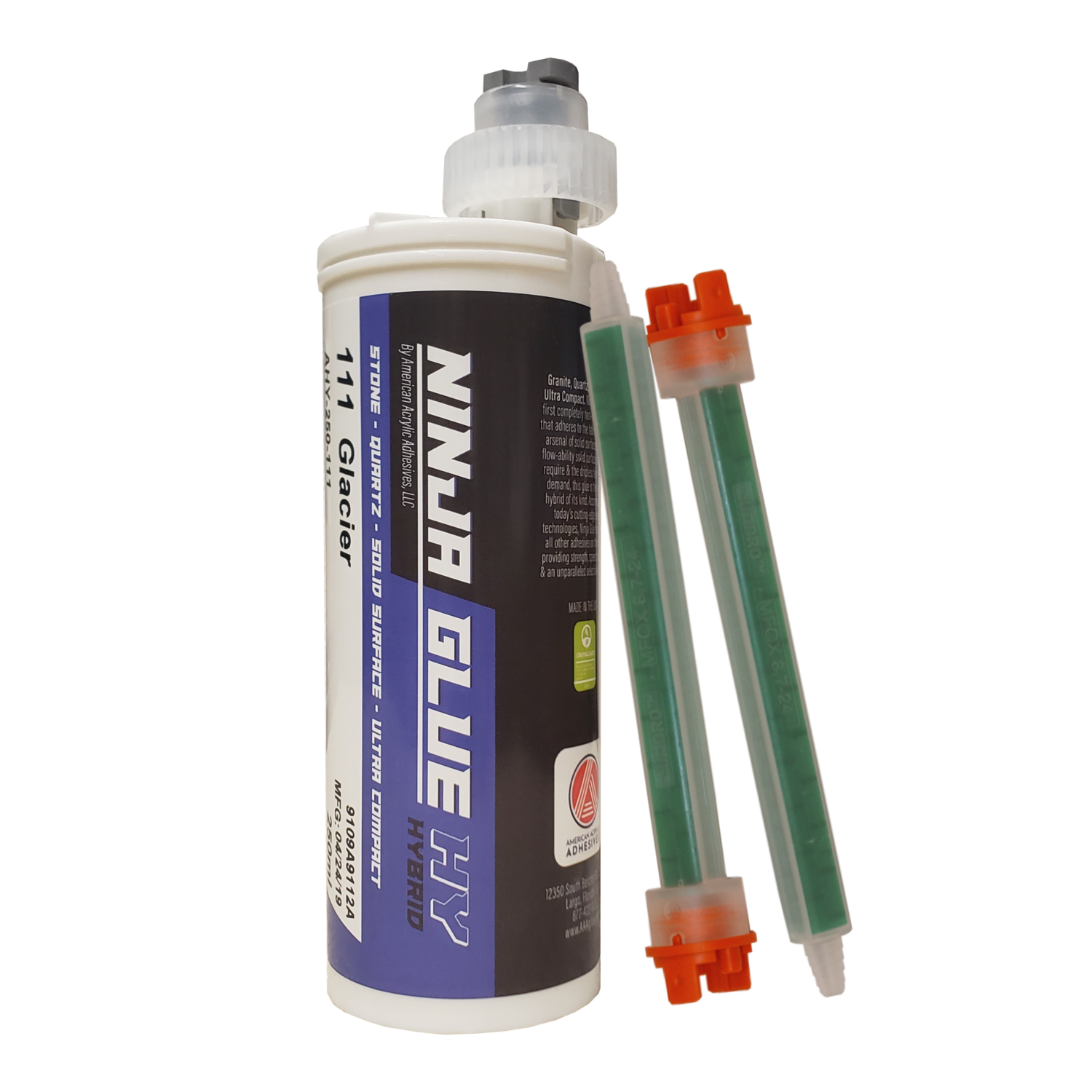 Hard Seaming Solid Surface Adhesive Material with Tips