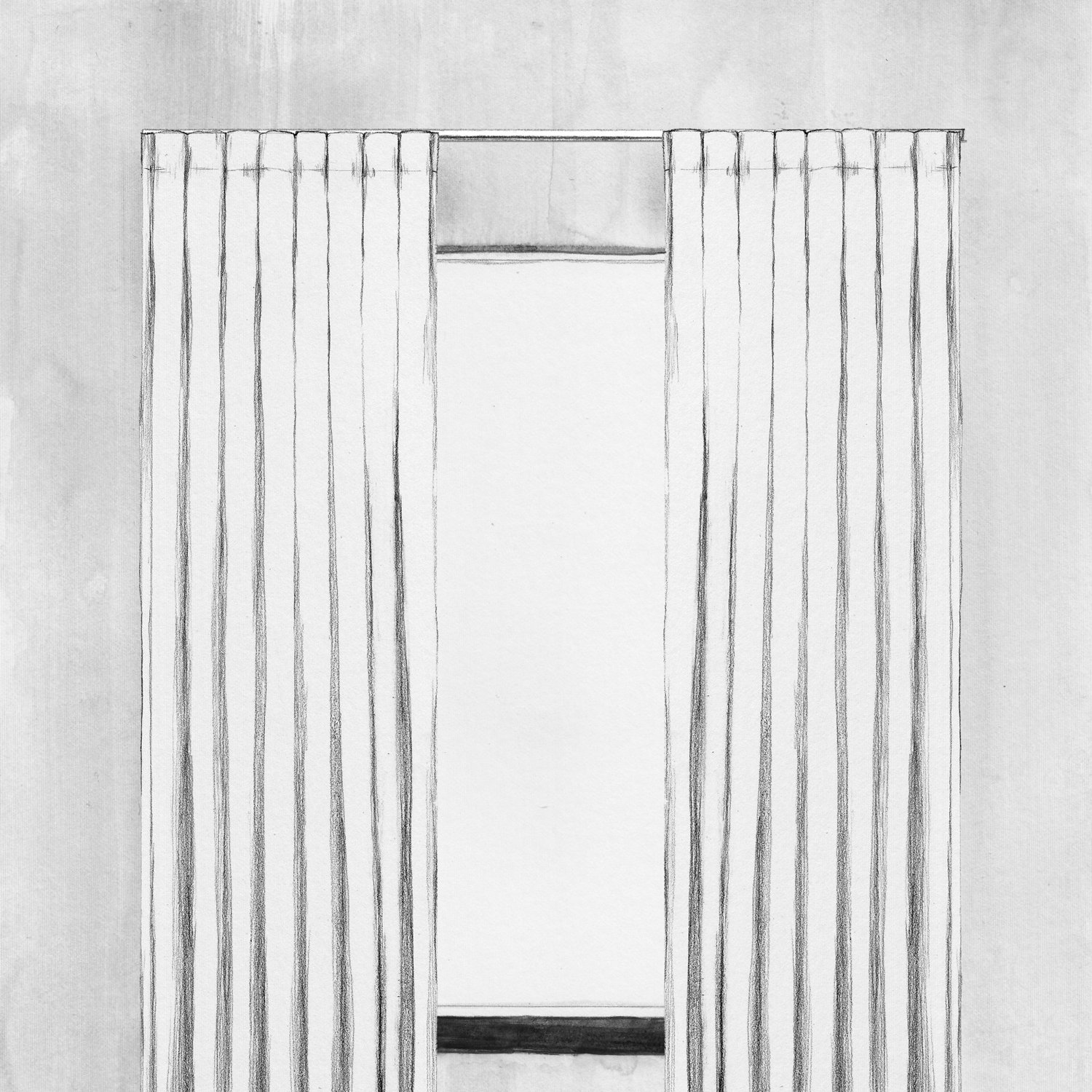 Inverted Box Pleat Drapery