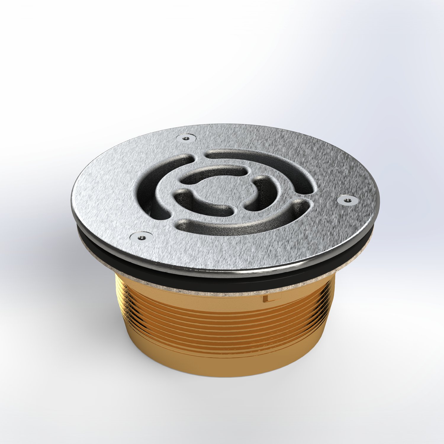 Ligature-Resistant Round Drain