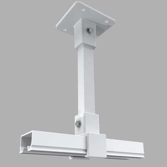Optitrac® Ceiling Support Hard Cubicle Curtain Brackets
