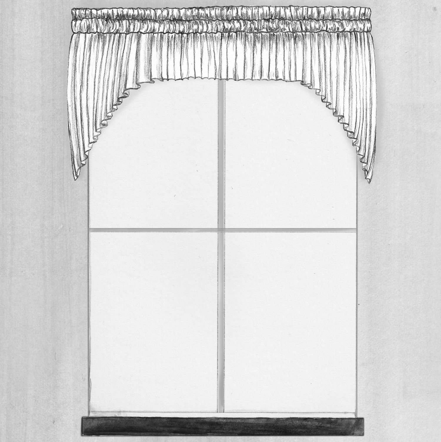 Charleston Rod Pocket Valance