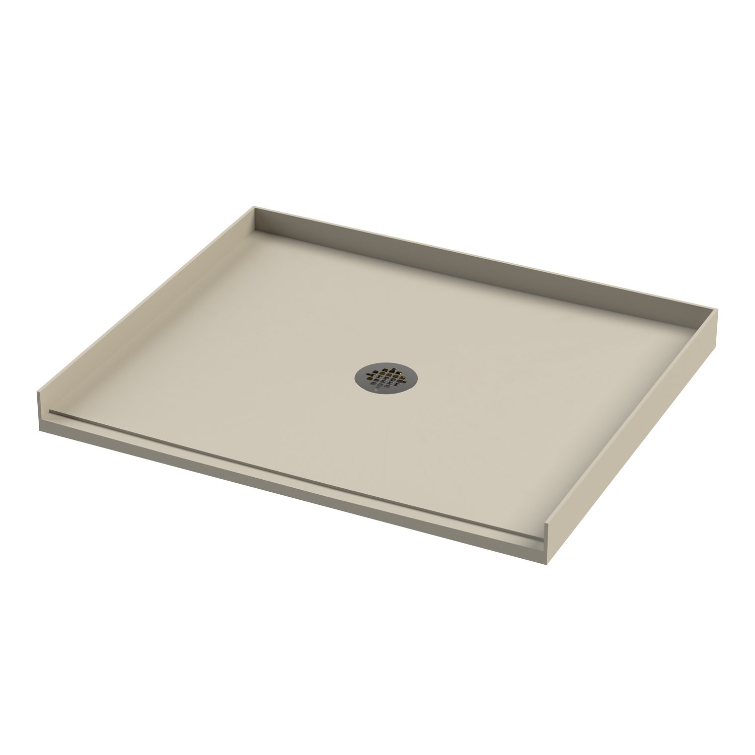 No Threshold with Tile Shelf Custom Shower Base