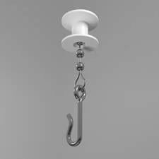 Cubicle Curtain Track Spool Carrier