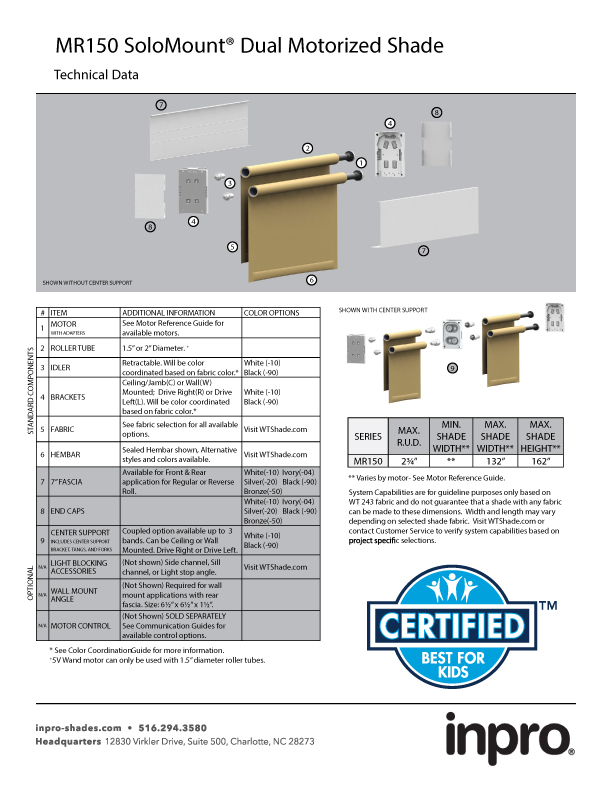 Motorized Shade Tech Docs