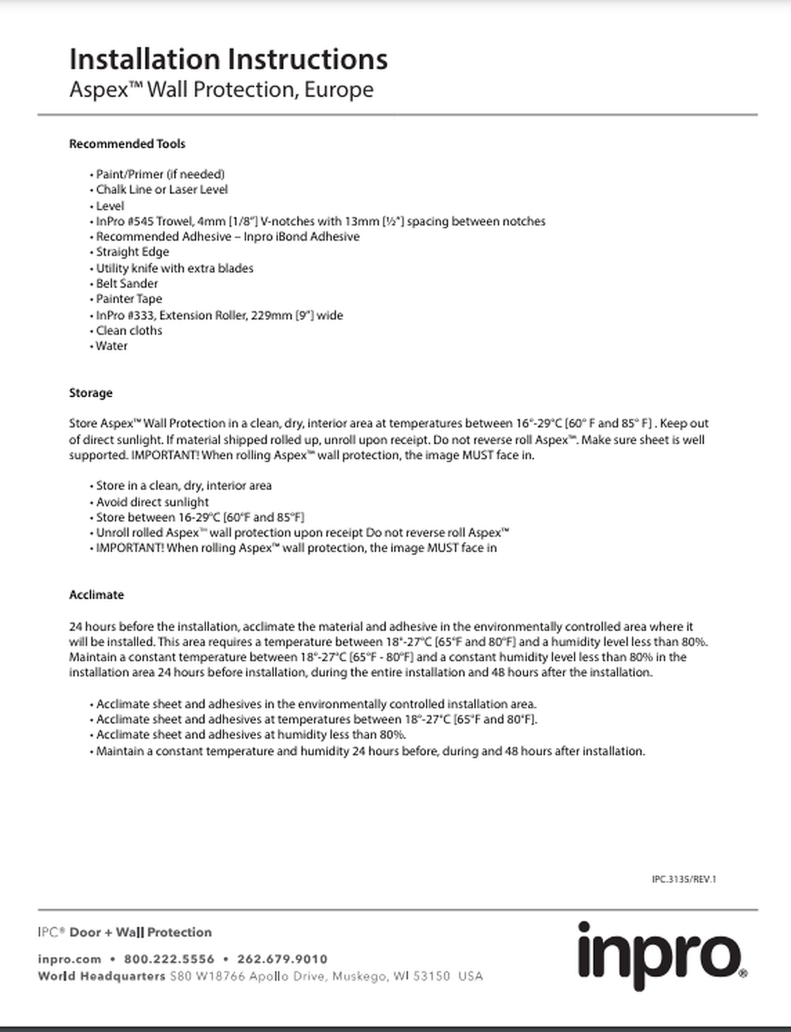 Install Instructions