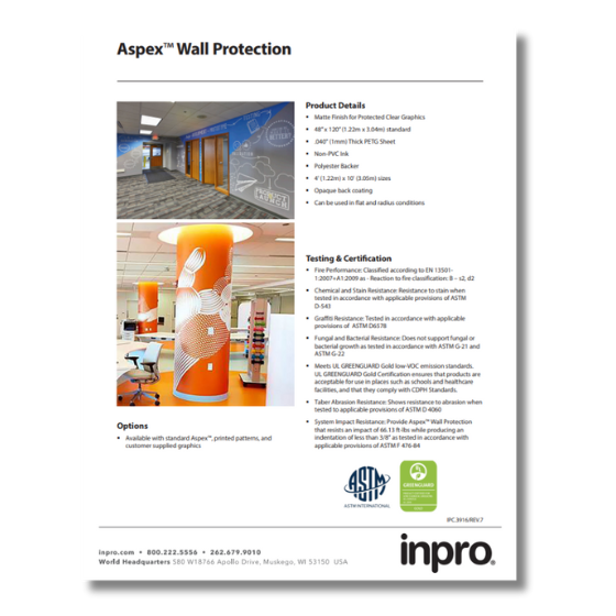 Printed Wall Protection - Tech Doc Thumbnail