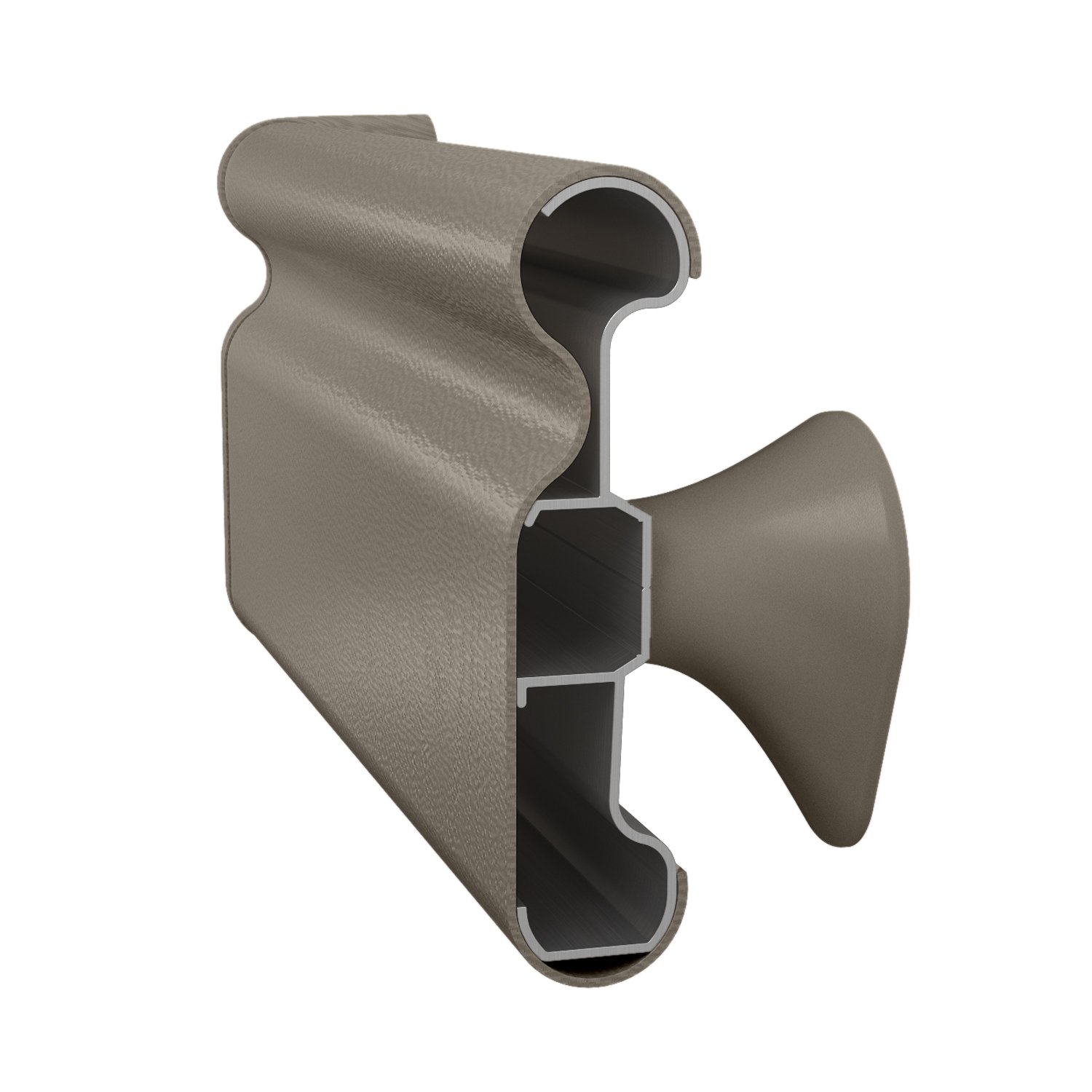 1200 handrail cut away view