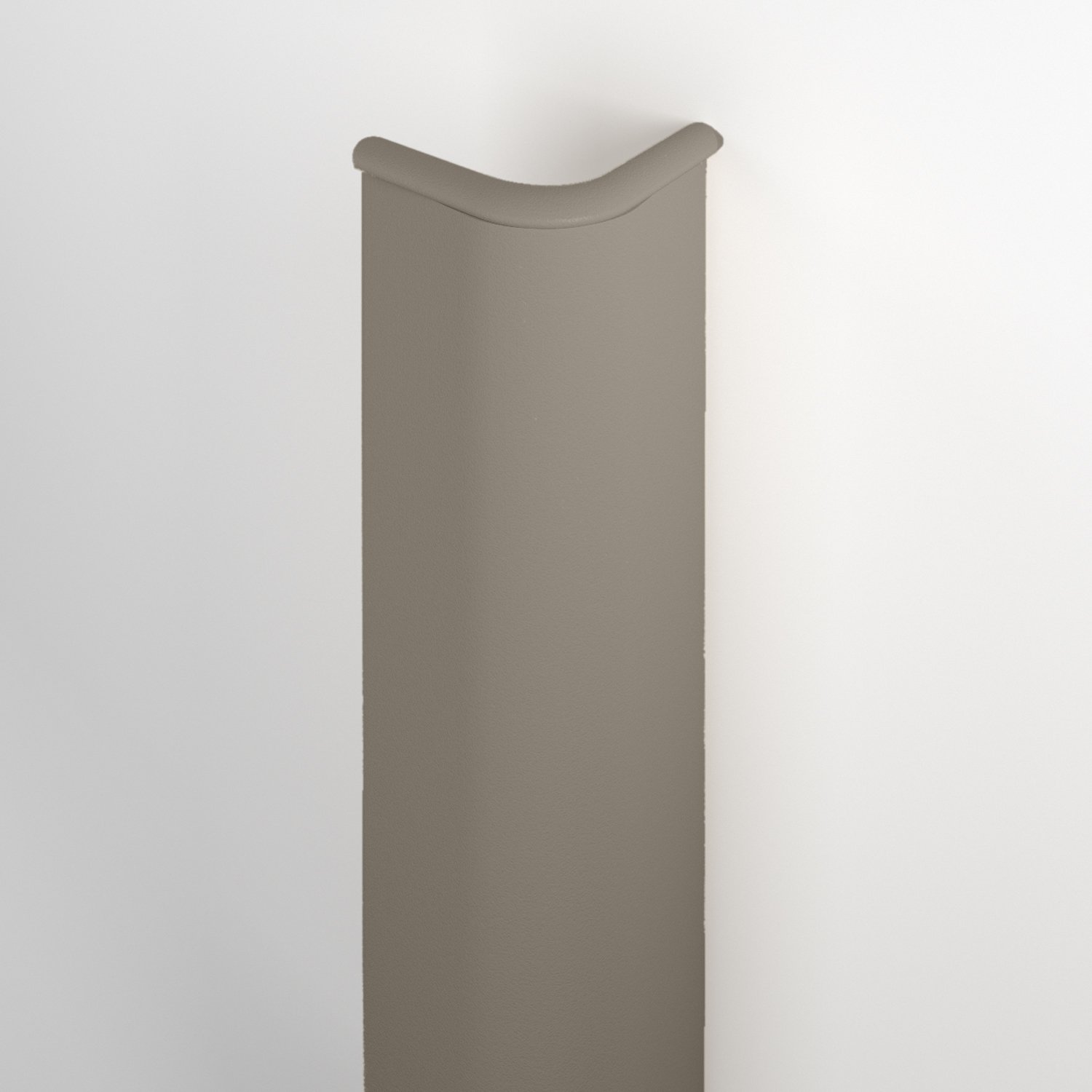170 bullnose surface mount corner guard in shiprock gray