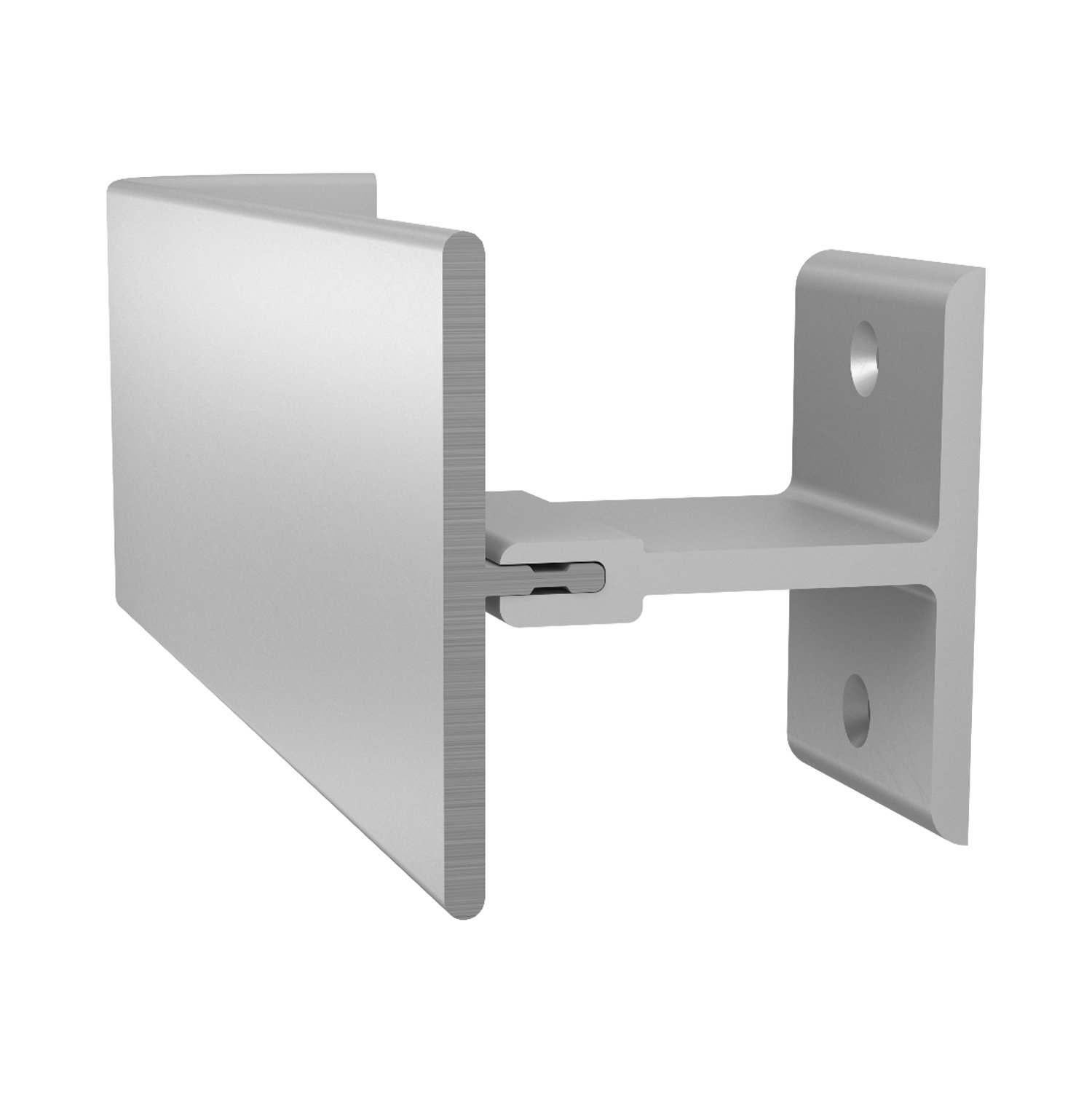50AA Aluminum Wall Guard cut away view with bracket