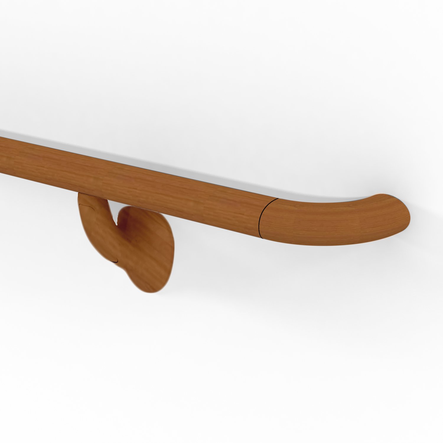 920 oval handrail in Woodland Faux Wood finish