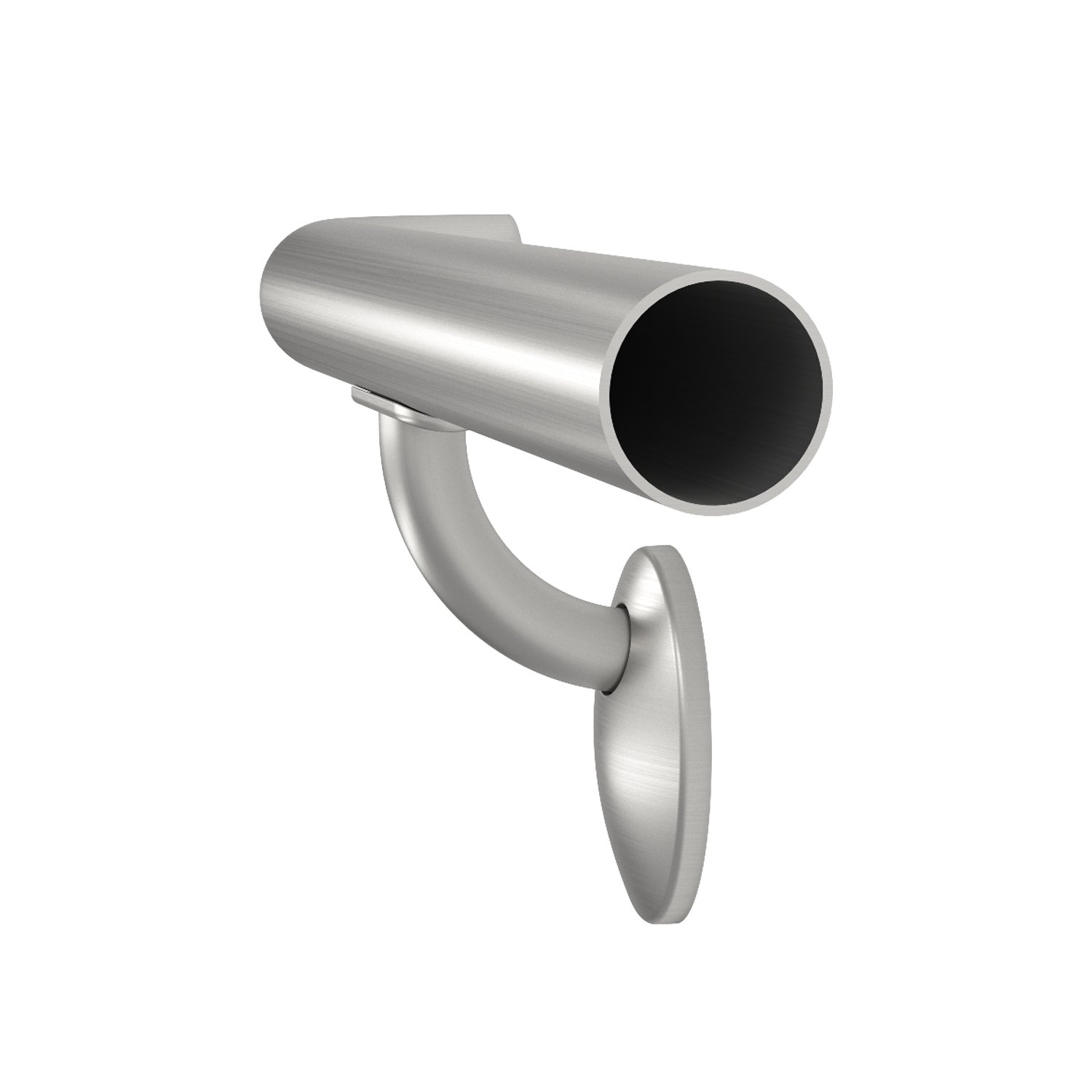 900sso stainless steel round handrail cut away view