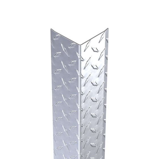 Aluminum Diamond Plate Outside Corner Guard