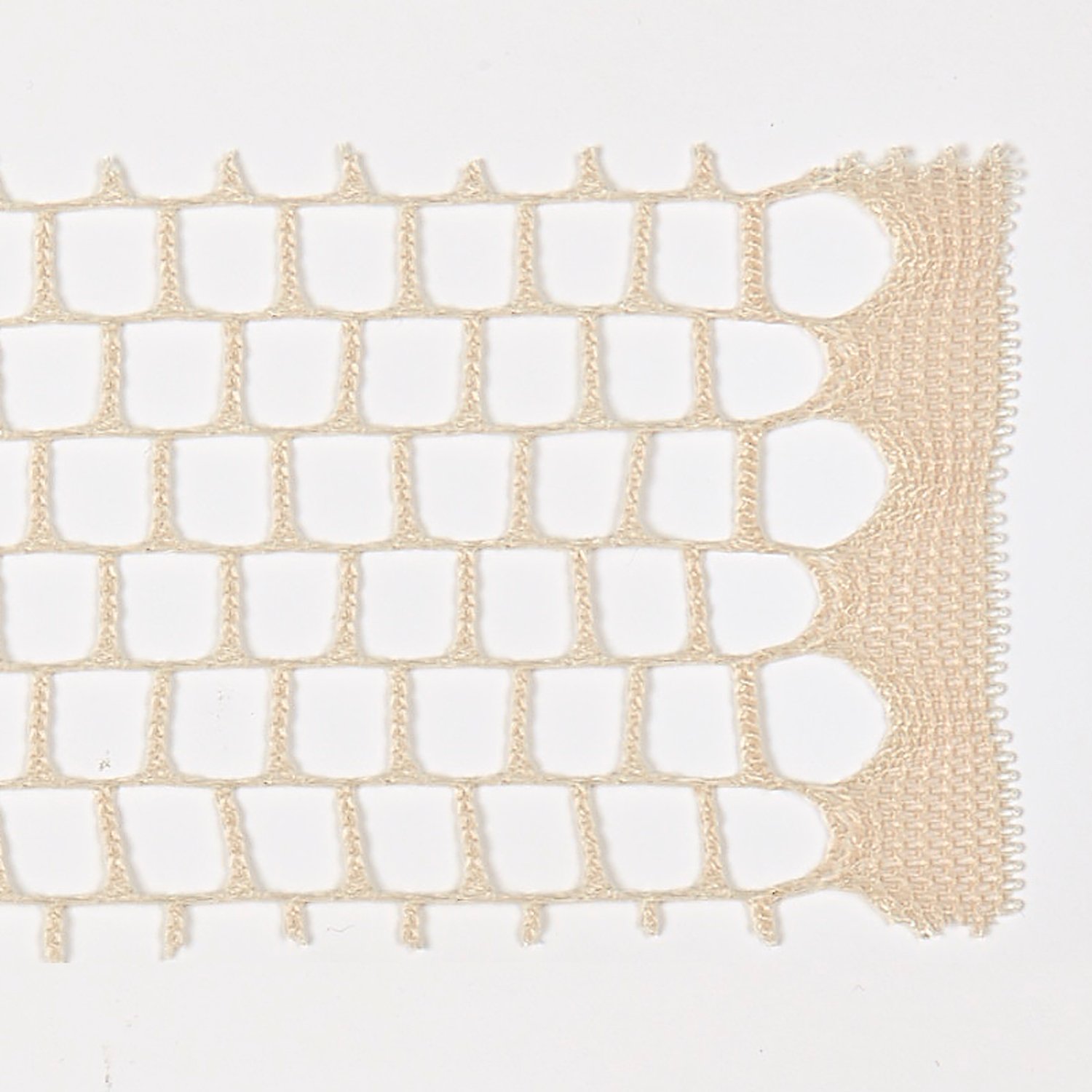 Cubicle curtain mesh in Tusk color