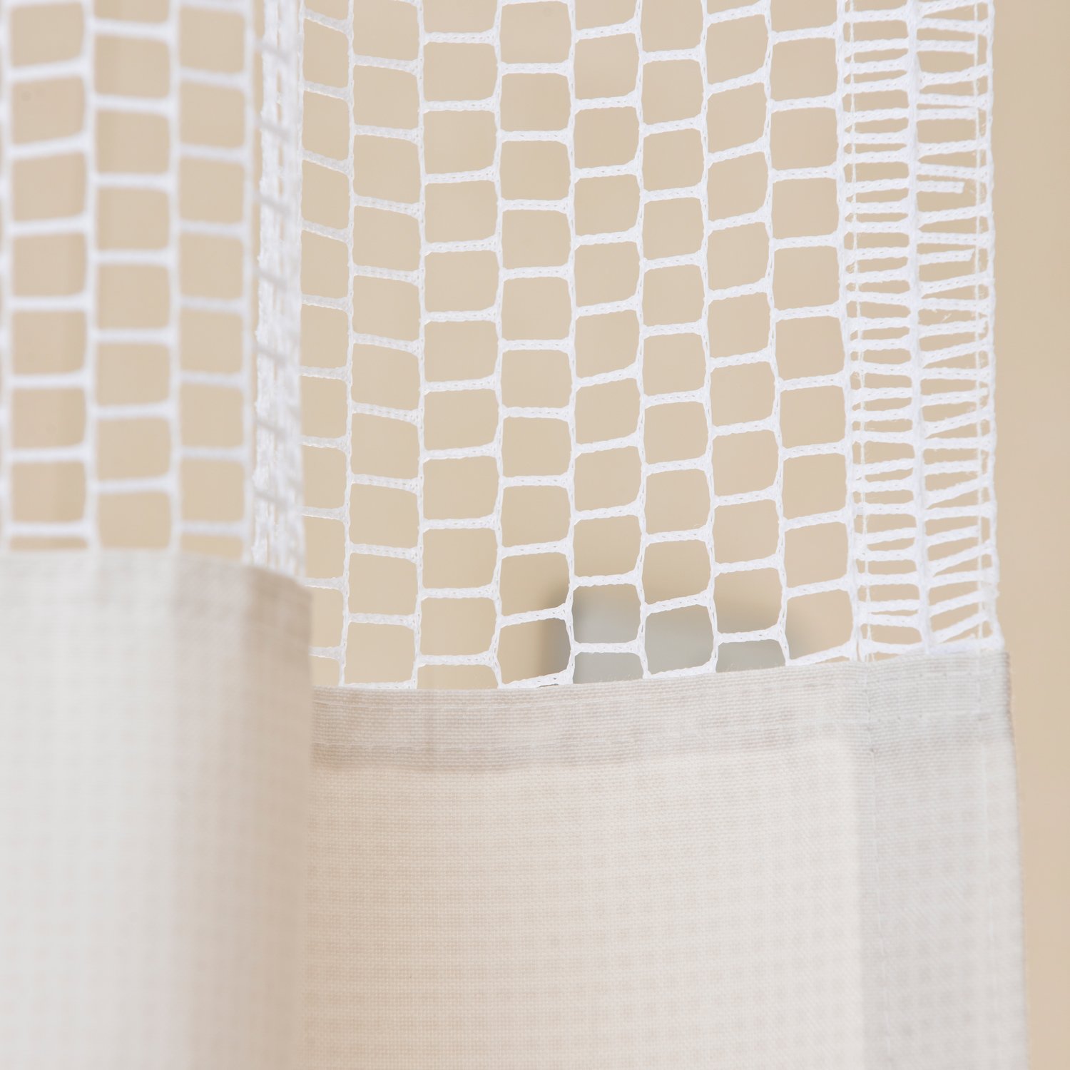 Cubicle curtain mesh