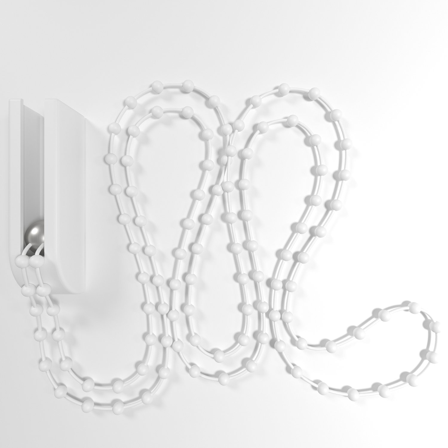 Cubicle curtain plastic beaded chain