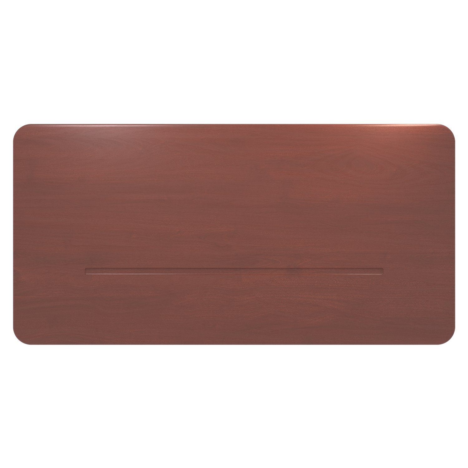 Palladium rectangle headboard in faux wood pattern