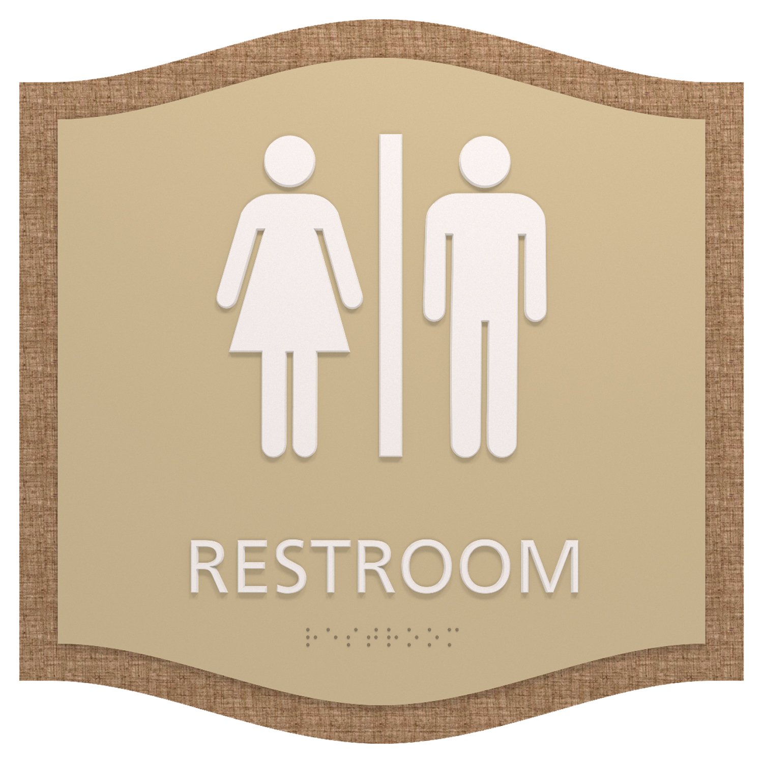 ADA unisex restroom sign in Savannah Standard Sign Design