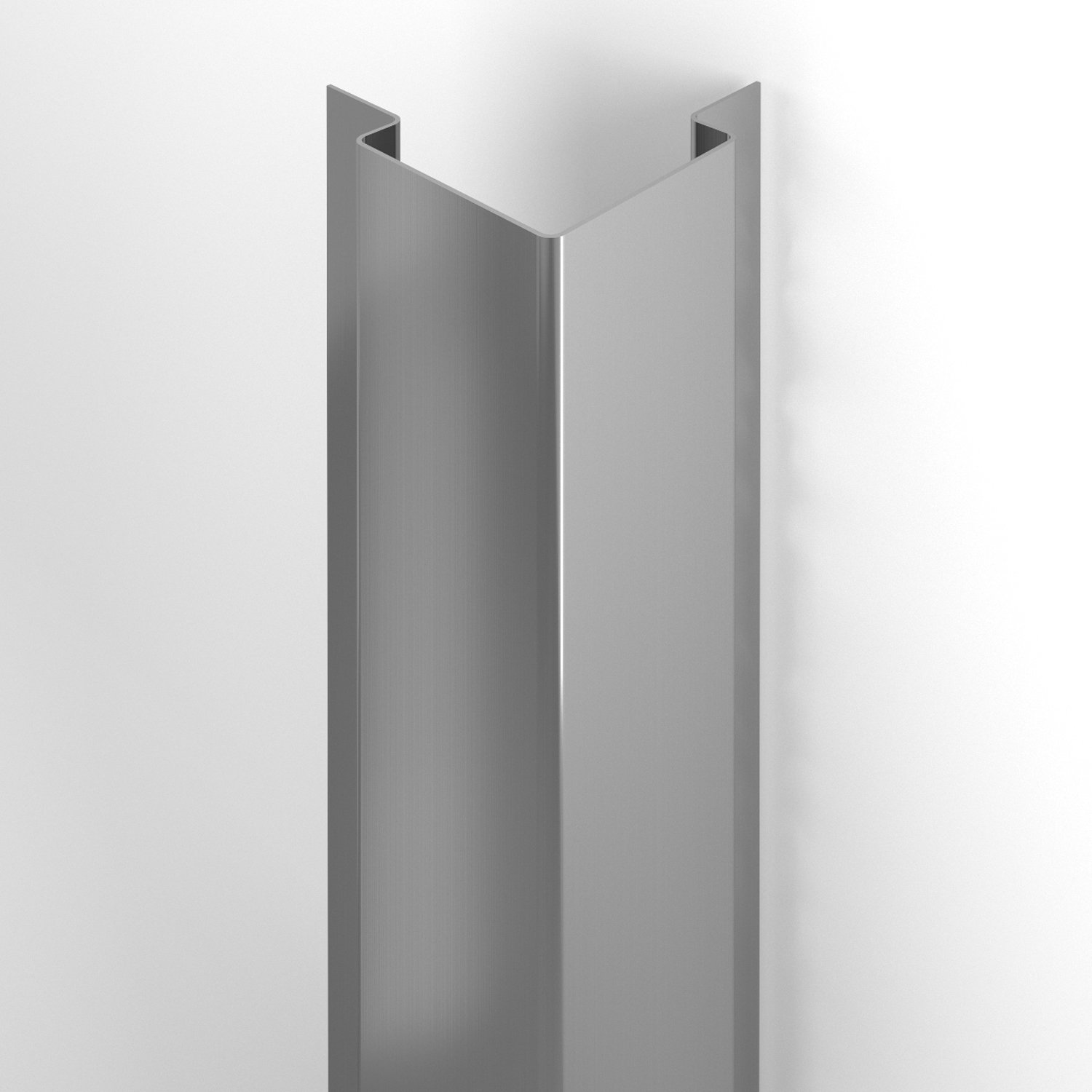 Stainless steel flush mount corner guard