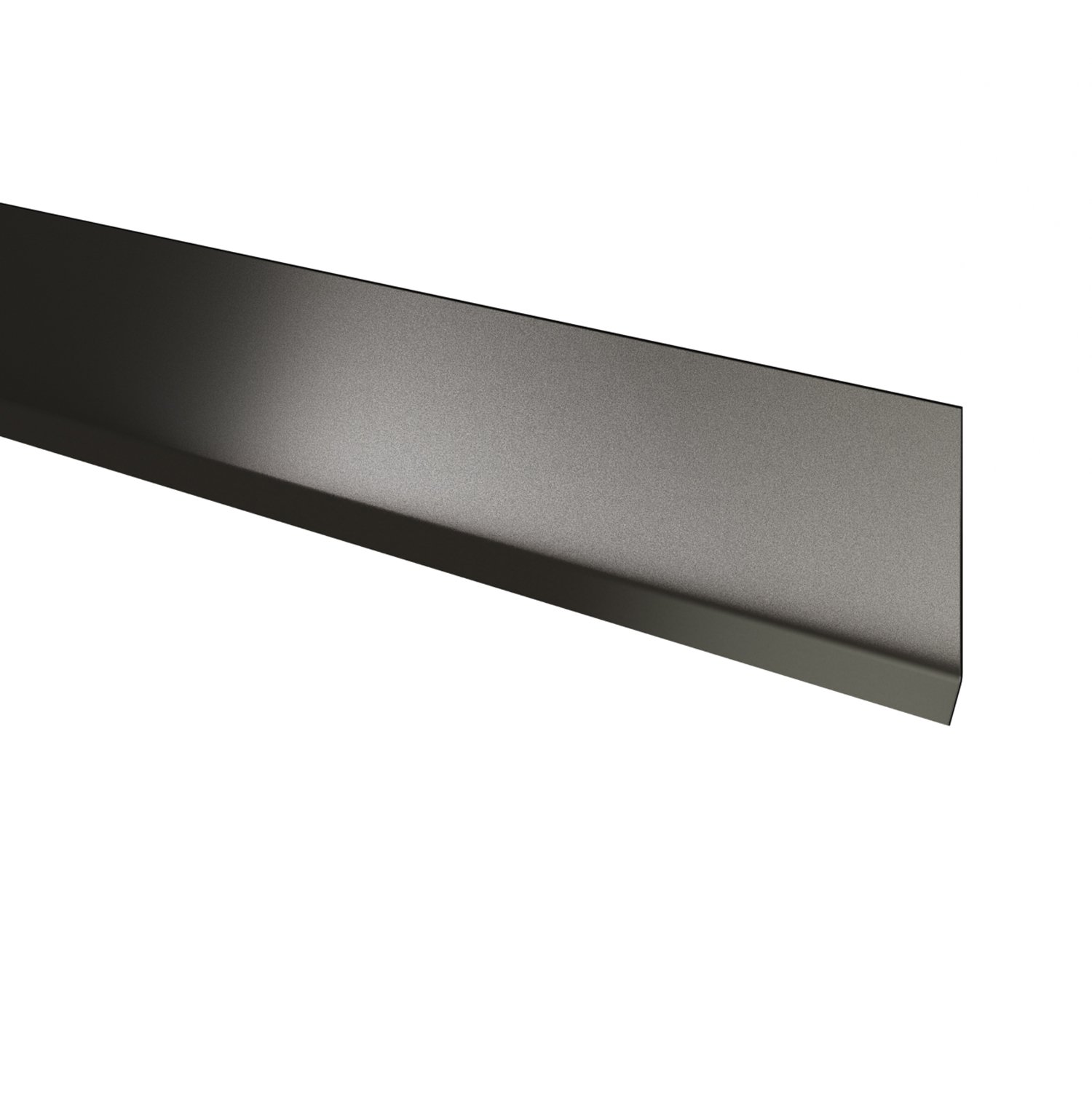 Stainless steel wall base with toe