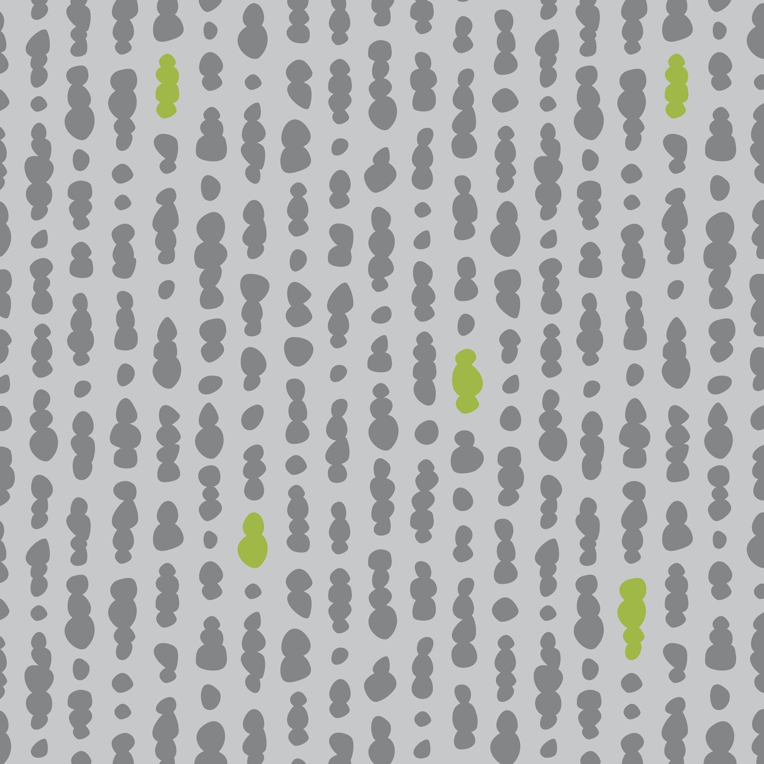 Aspex printed wall art Inkling pattern in grays and green