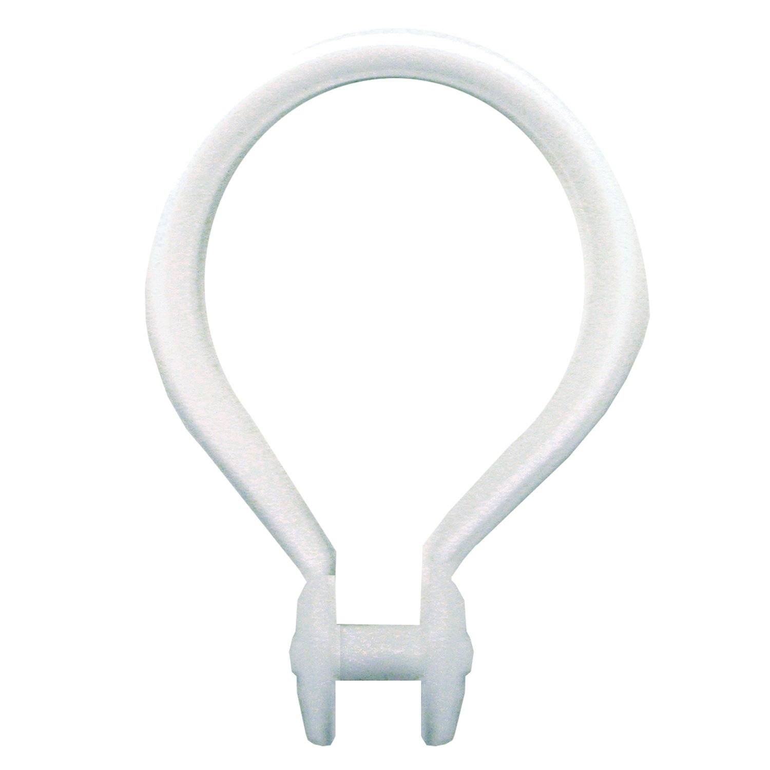 Commercial shower curtain tear drop shower ring