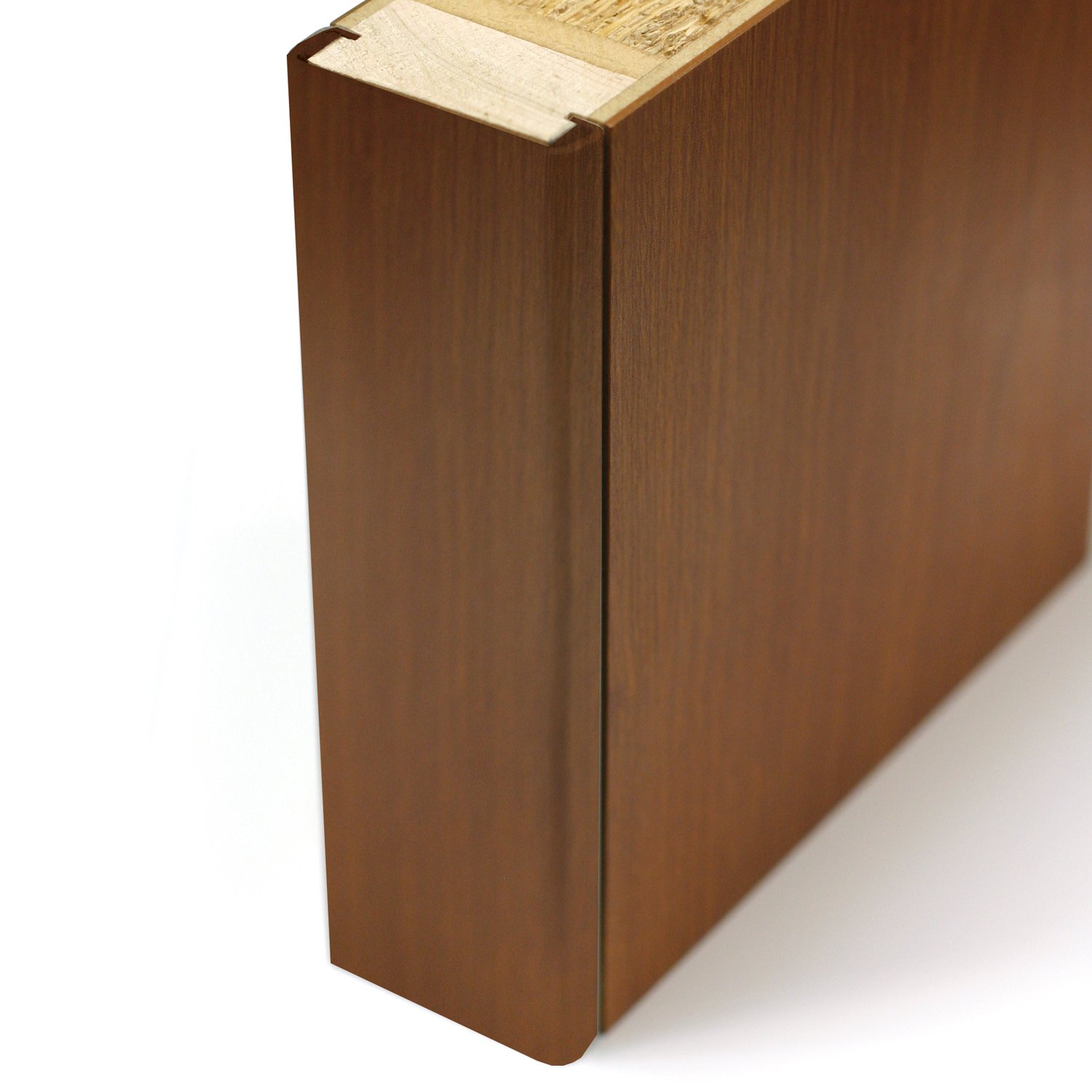 Close up of vinyl door edge protector