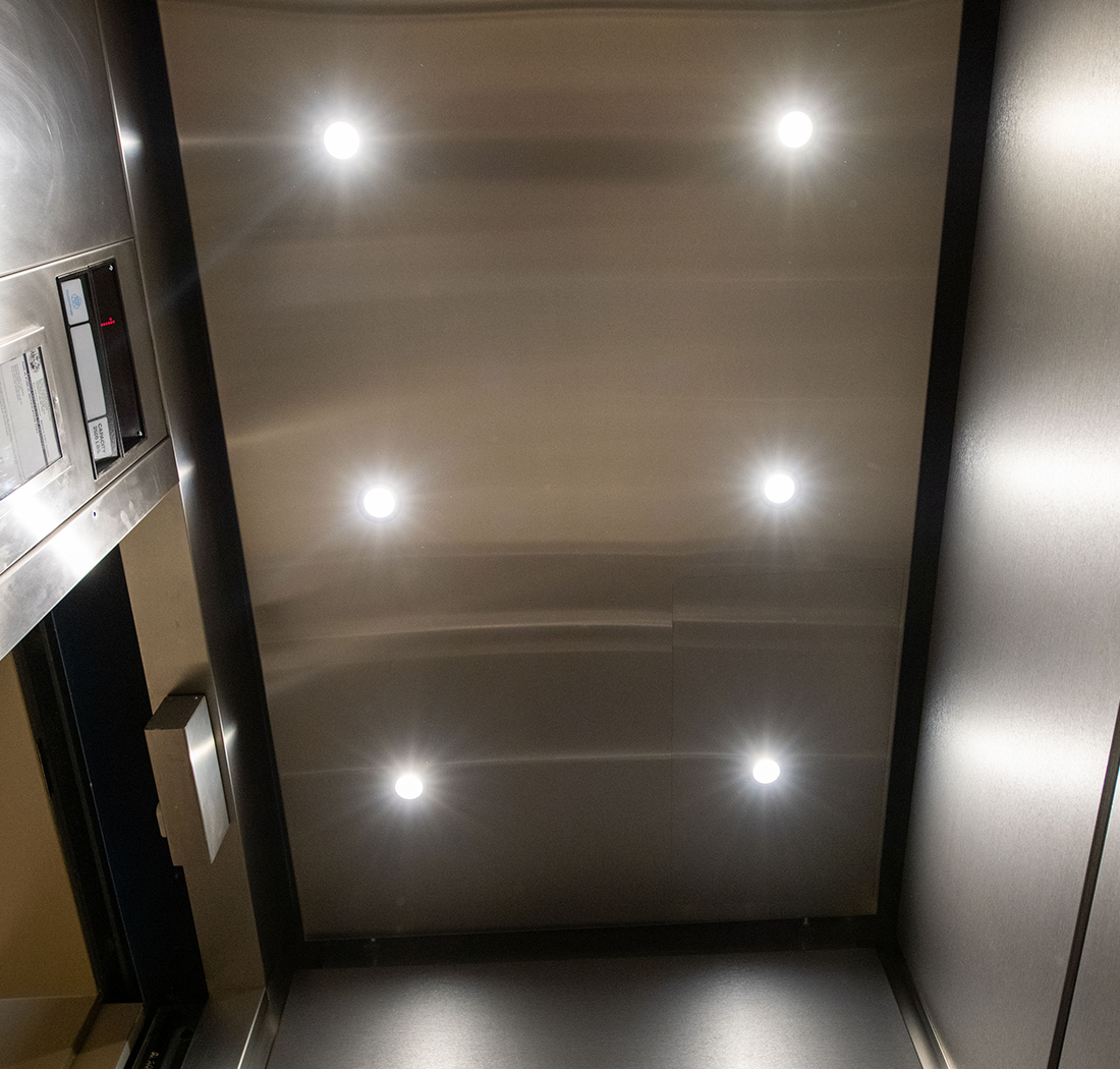 Elevator Ceilings + Lights